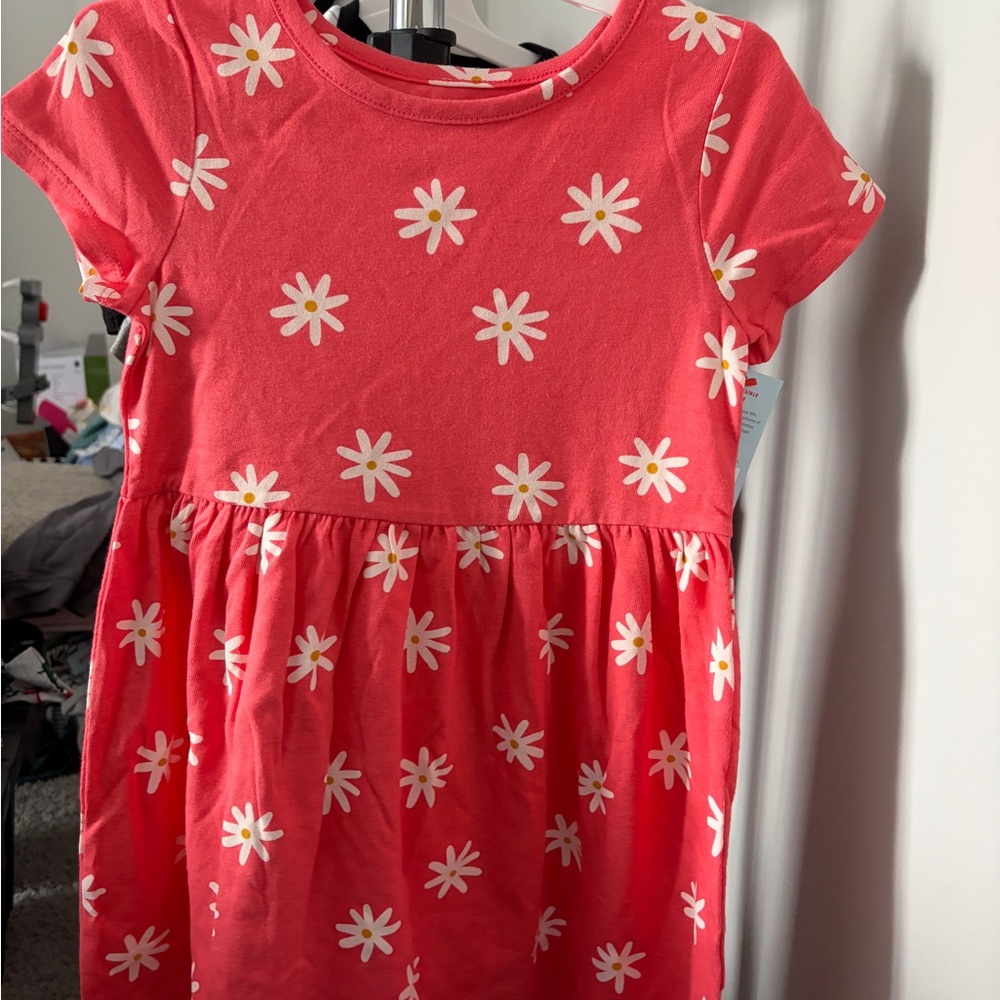 Cat & Jack Pink Floral Kids Dress